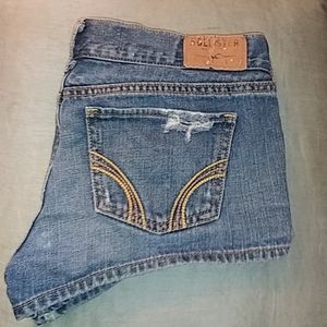 Hollister denim short shorts